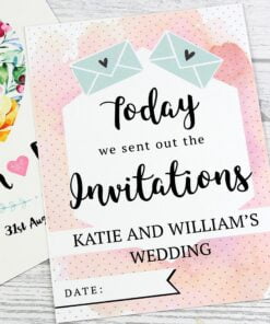 Personalised Wedding Cards For Milestone Moments