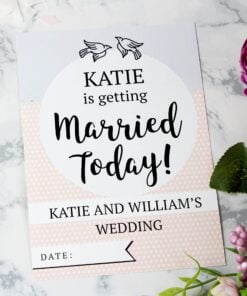 Personalised Wedding Cards For Milestone Moments