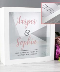Personalised Wedding Fund and Keepsake Box
