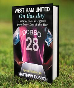 Personalised West Ham On This Day Book