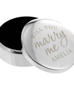 Personalised Will You Marry Me Ring Box