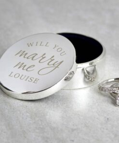 Personalised Will You Marry Me Ring Box