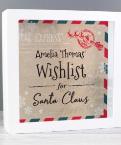 Personalised Wishes, Lists and Letters for Santa Keepsake Box