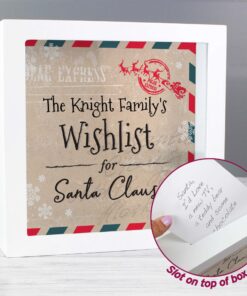 Personalised Wishes, Lists and Letters for Santa Keepsake Box