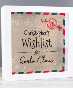 Personalised Wishes, Lists and Letters for Santa Keepsake Box