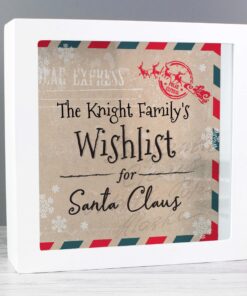 Personalised Wishes, Lists and Letters for Santa Keepsake Box