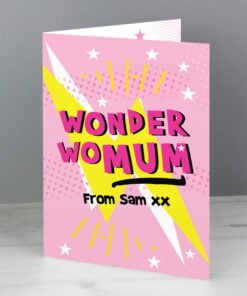 Personalised Wonder WoMum Card