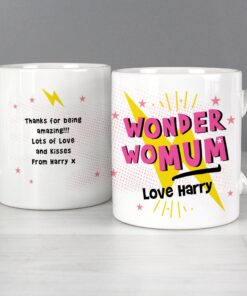 Personalised Wonder WoMum Mug