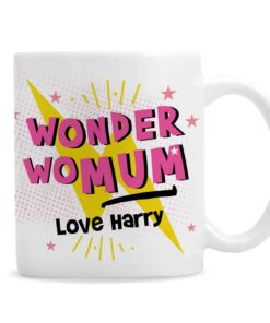 Personalised Wonder WoMum Mug
