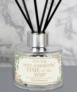 Personalised ‘Wonderful Time of The Year’ Christmas Reed Diffuser