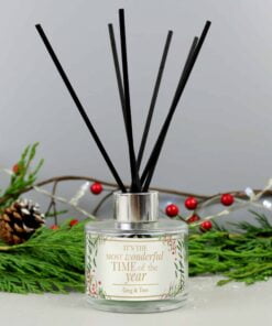 Personalised ‘Wonderful Time of The Year’ Christmas Reed Diffuser