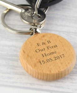 Personalised Wooden Keyring