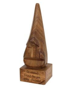 Personalised Wooden Nose-Shaped Glasses Holder