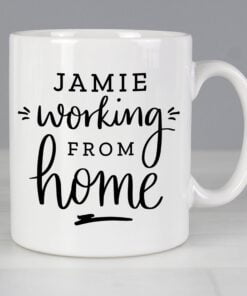 Personalised Working From Home Mug