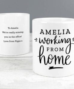 Personalised Working From Home Mug