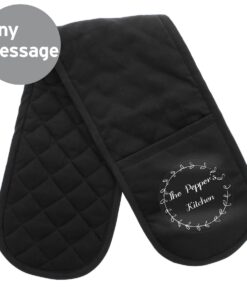Personalised Wreath Oven Gloves