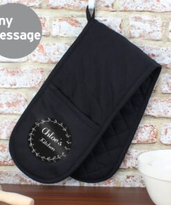 Personalised Wreath Oven Gloves