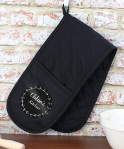 Personalised Wreath Oven Gloves