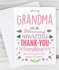Personalised You Are Blooming Amazing Card