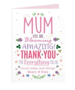 Personalised You Are Blooming Amazing Card