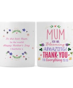 Personalised You Are Blooming Amazing Mug
