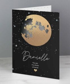 Personalised You Are My Sun My Moon Card