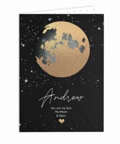 Personalised You Are My Sun My Moon Card