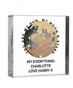 Personalised You Are My Sun My Moon Large Crystal Token