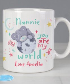 Personalised You Are My World Me To You Mug