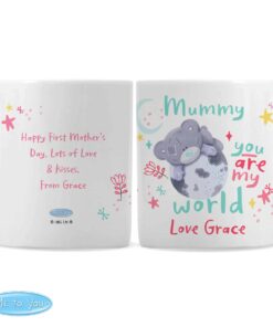 Personalised You Are My World Me To You Mug
