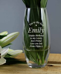 Personalised You Are The Best Bullet Vase