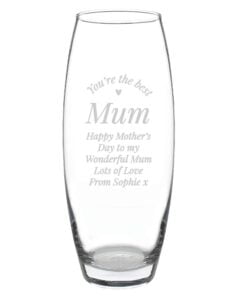 Personalised You Are The Best Bullet Vase