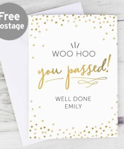 Personalised ‘You Passed’ Card