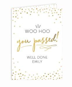 Personalised ‘You Passed’ Card