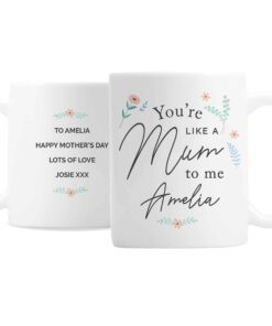 Personalised You’re Like A Mum To Me Mug