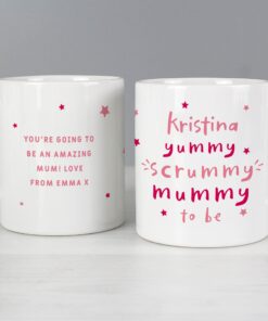 Personalised Yummy Scrummy Mummy To Be Mug