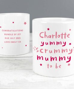 Personalised Yummy Scrummy Mummy To Be Mug