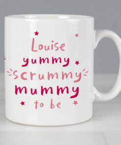 Personalised Yummy Scrummy Mummy To Be Mug