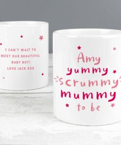 Personalised Yummy Scrummy Mummy To Be Mug