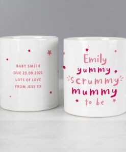 Personalised Yummy Scrummy Mummy To Be Mug