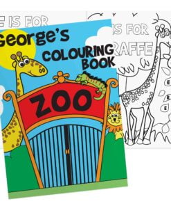 Personalised Zoo Colouring Book