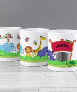 Personalised Zoo Plastic Mug