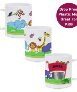 Personalised Zoo Plastic Mug