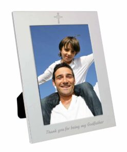 Silver 5×7 Godfather Photo Frame