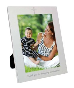 Silver 5×7 Godmother Photo Frame