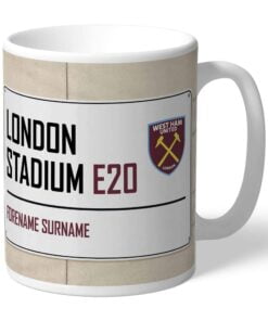 West Ham United FC Street Sign Mug