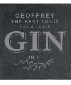 Gin & Tonic Single Slate Coaster