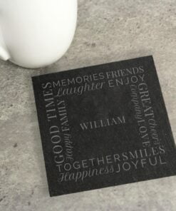 'Together' Single Slate Coaster