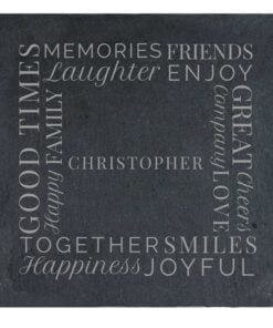 'Together' Single Slate Coaster