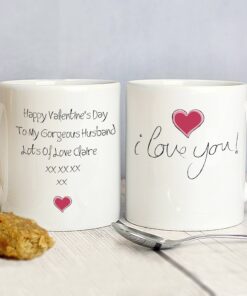 Personalised I Love You Mug